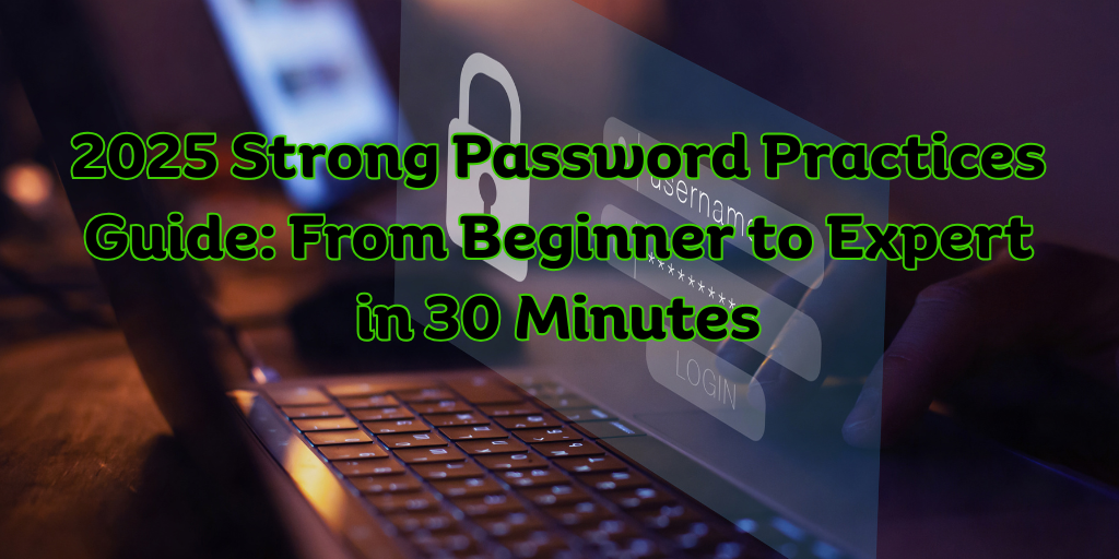 2025 Strong Password Practices Guide From Beginner to Expert in 30 Minutes